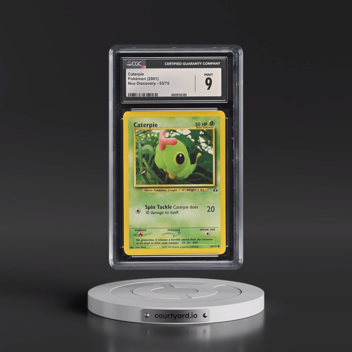 2001 Neo Discovery #53/75 Caterpie (CGC 9 MINT)