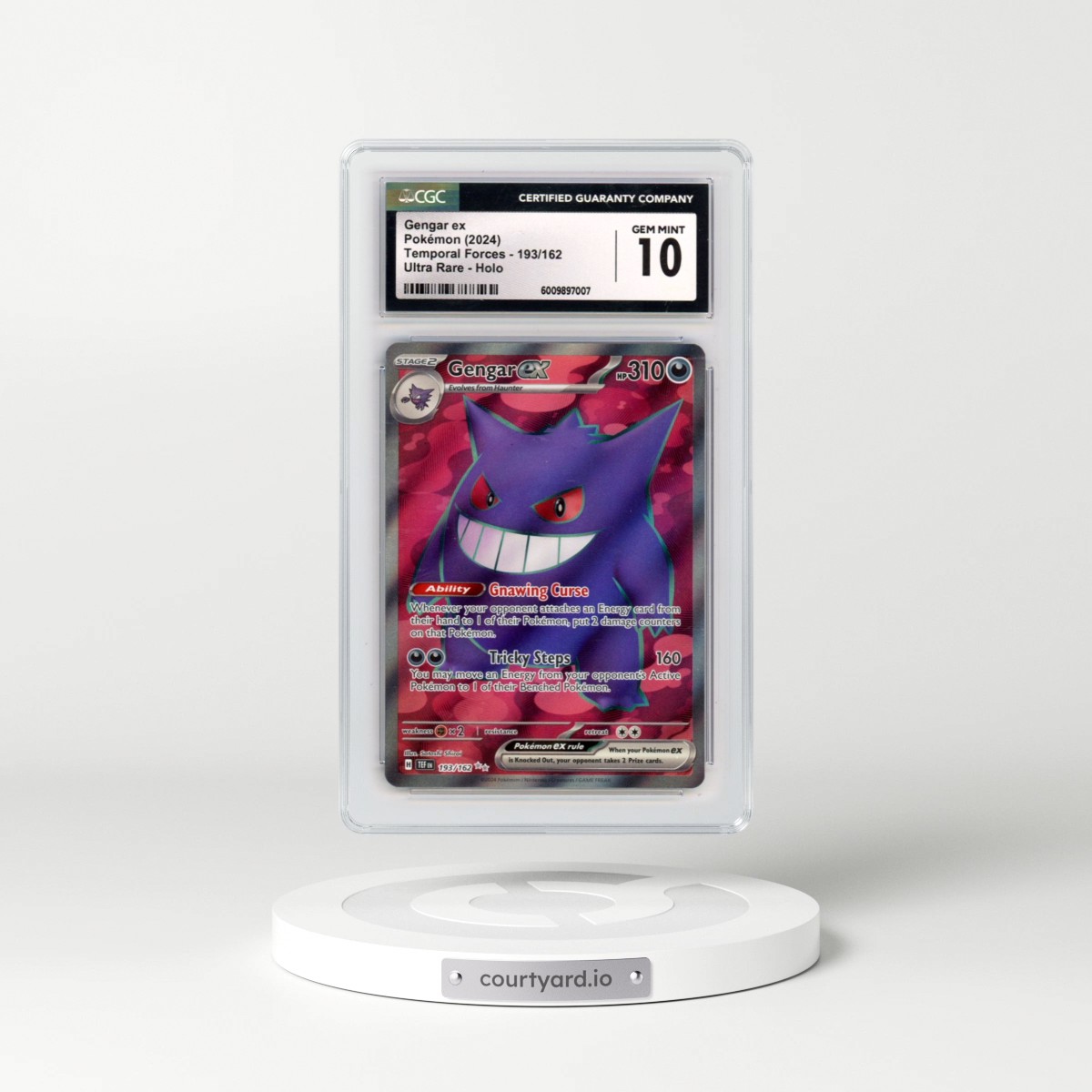 2023 Temporal Forces - TEF EN #193/162 Gengar ex - Ultra Rare (CGC 10 GEM MINT)