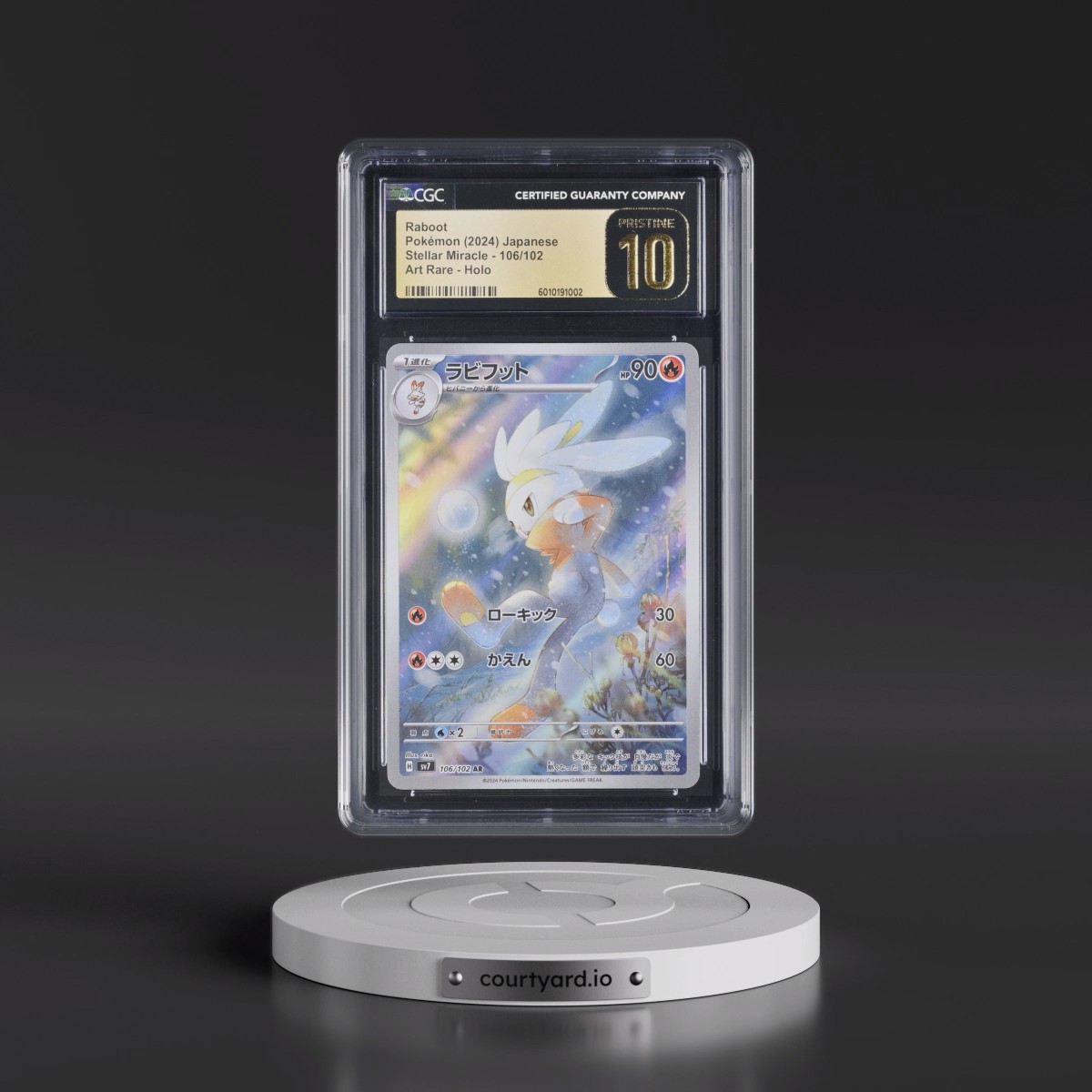 2024 Stellar Miracle #106/102 Raboot - Art Rare Holo (CGC 10 PRISTINE)