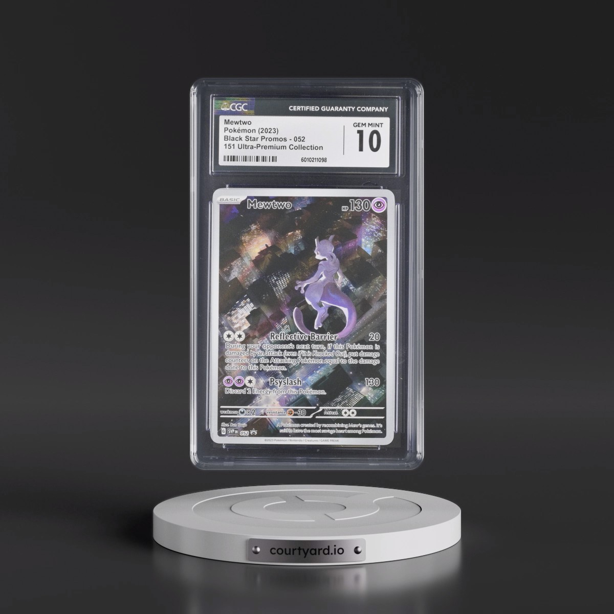 2023 Black Star Promos - Scarlet & Violet SVPEN #052 Mewtwo - 151 Ultra-Premium Collection (Holo) (CGC 10 GEM MINT)