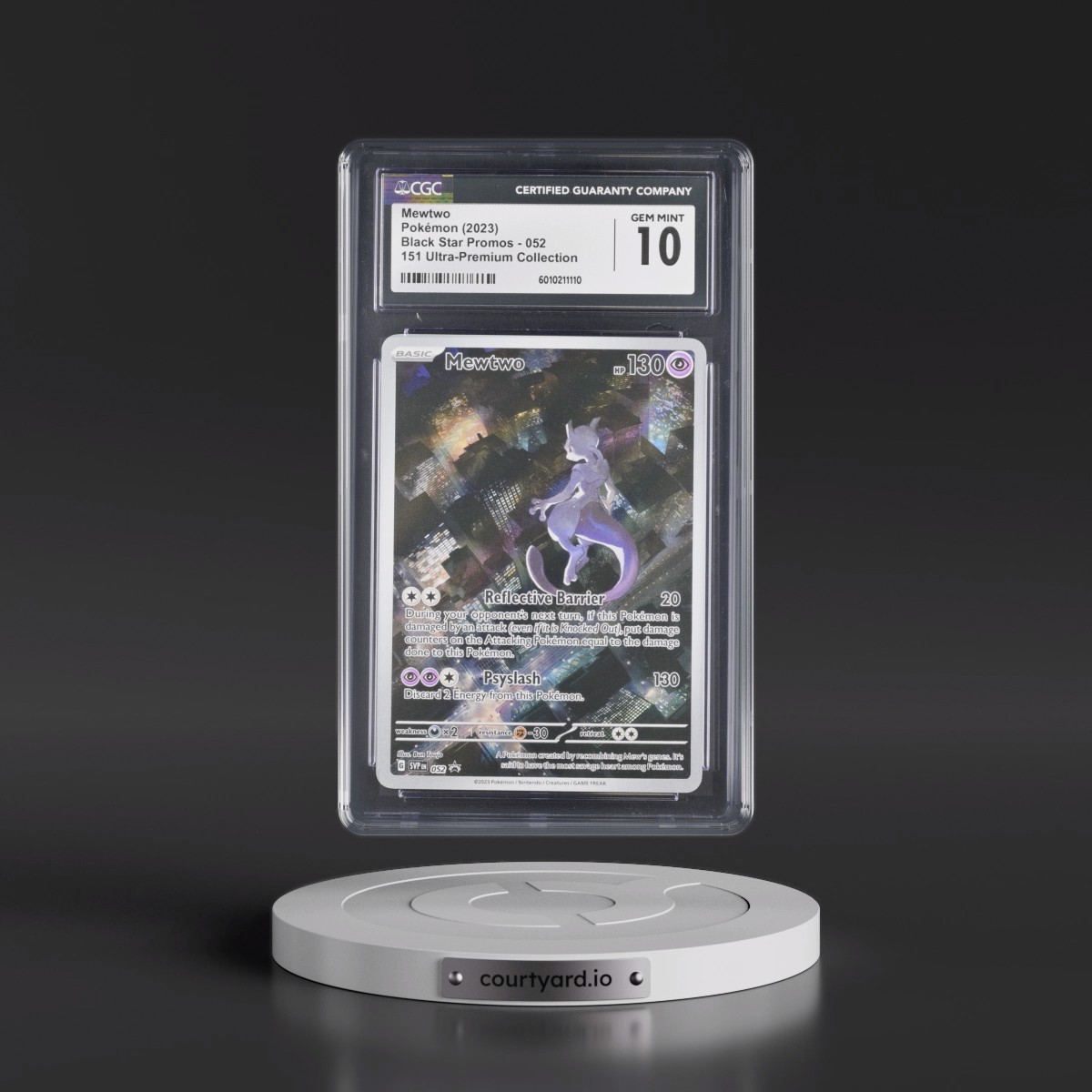 2023 Black Star Promos - Scarlet & Violet SVPEN #052 Mewtwo - 151 Ultra-Premium Collection (Holo) (CGC 10 GEM MINT)
