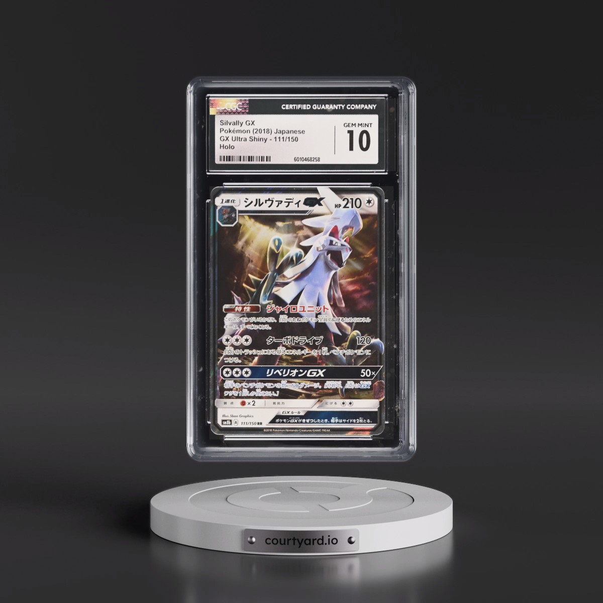 2018 GX Ultra Shiny #111/150 Silvally GX - Holo (CGC 10 GEM MINT)
