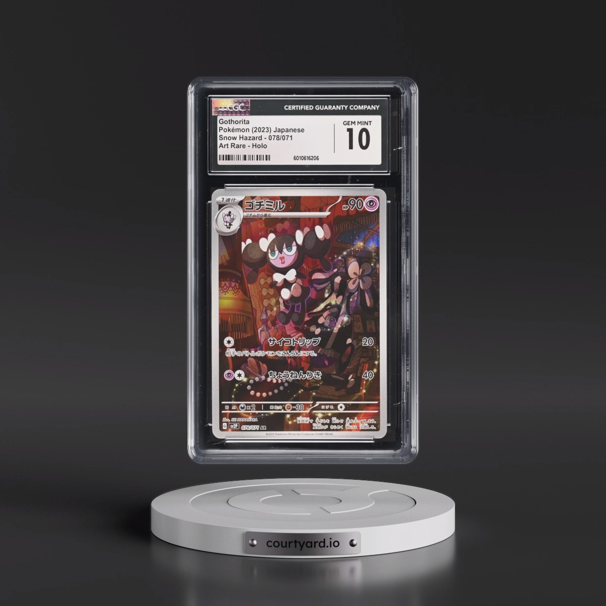 2023 Snow Hazard #078/071 Gothorita - Art Rare Holo (CGC 10 GEM MINT)