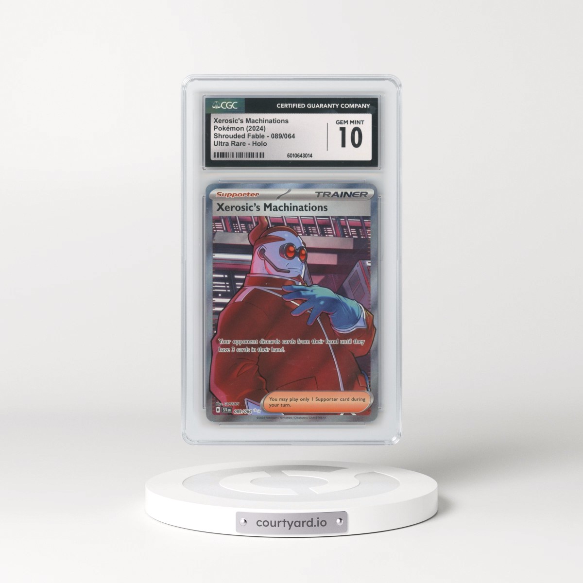 2024 Pokémon Sfa EN-Shrouded Fable #089 Xerosic's Machinations - Ultra Rare (CGC 10 GEM MINT)