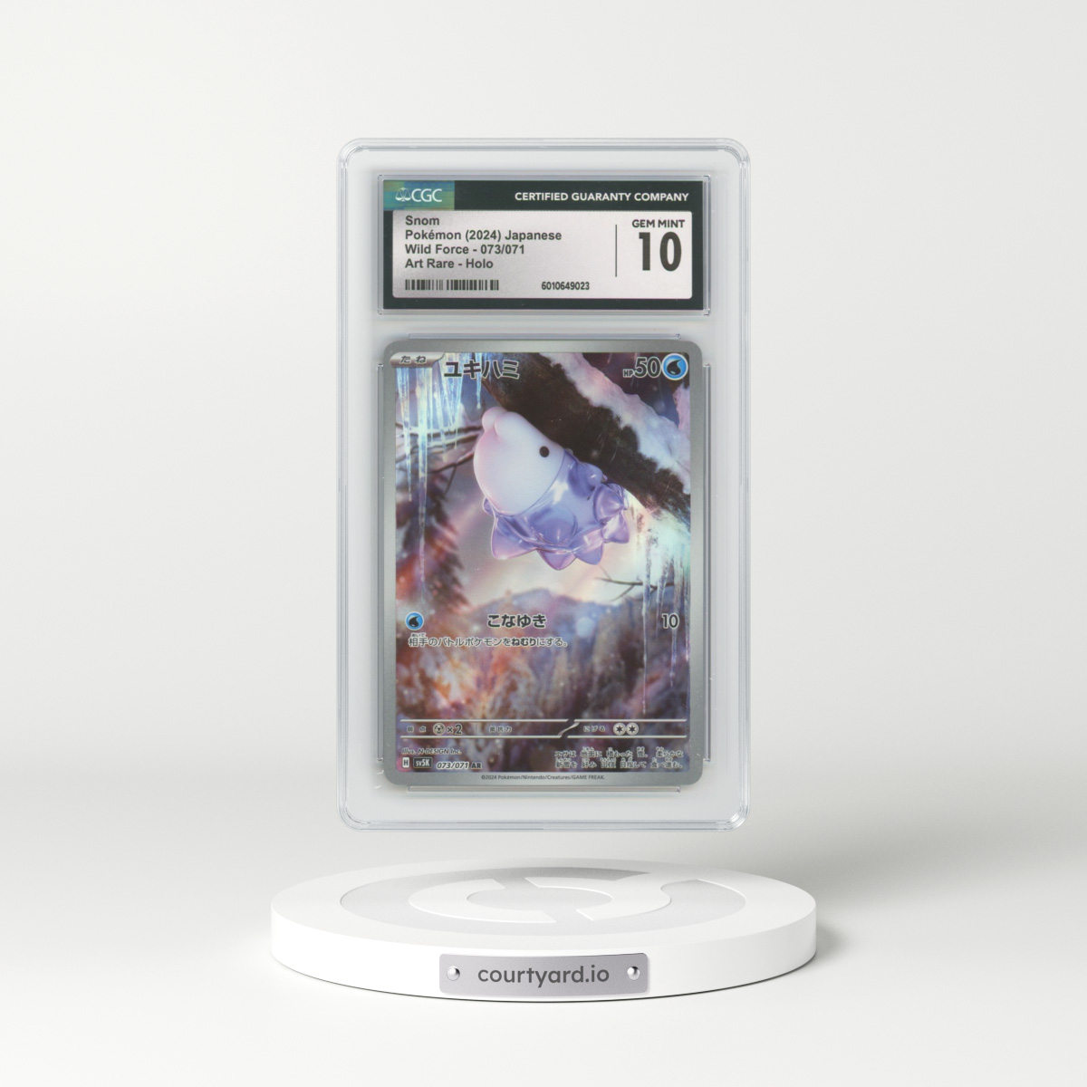 2024 Wild Force #073/071 Snom - Art Rare Holo (CGC 10 GEM MINT)