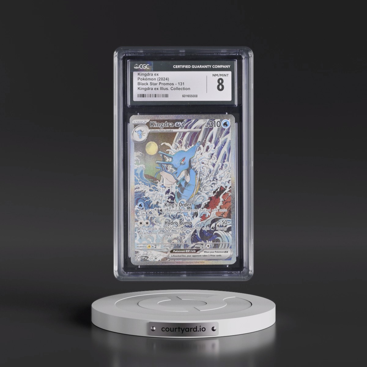 2023 Black Star Promos - Scarlet & Violet SVP EN #131 Kingdra ex - Kingdra ex Special Illustration Collection (Holo) (CGC 8 NM-MT)