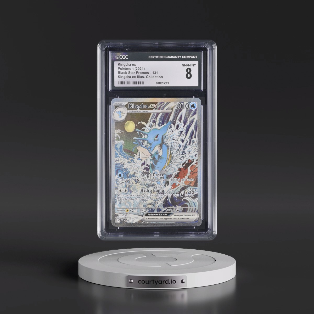 2023 Black Star Promos - Scarlet & Violet SVP EN #131 Kingdra ex - Kingdra ex Special Illustration Collection (Holo) (CGC 8 NM-MT)