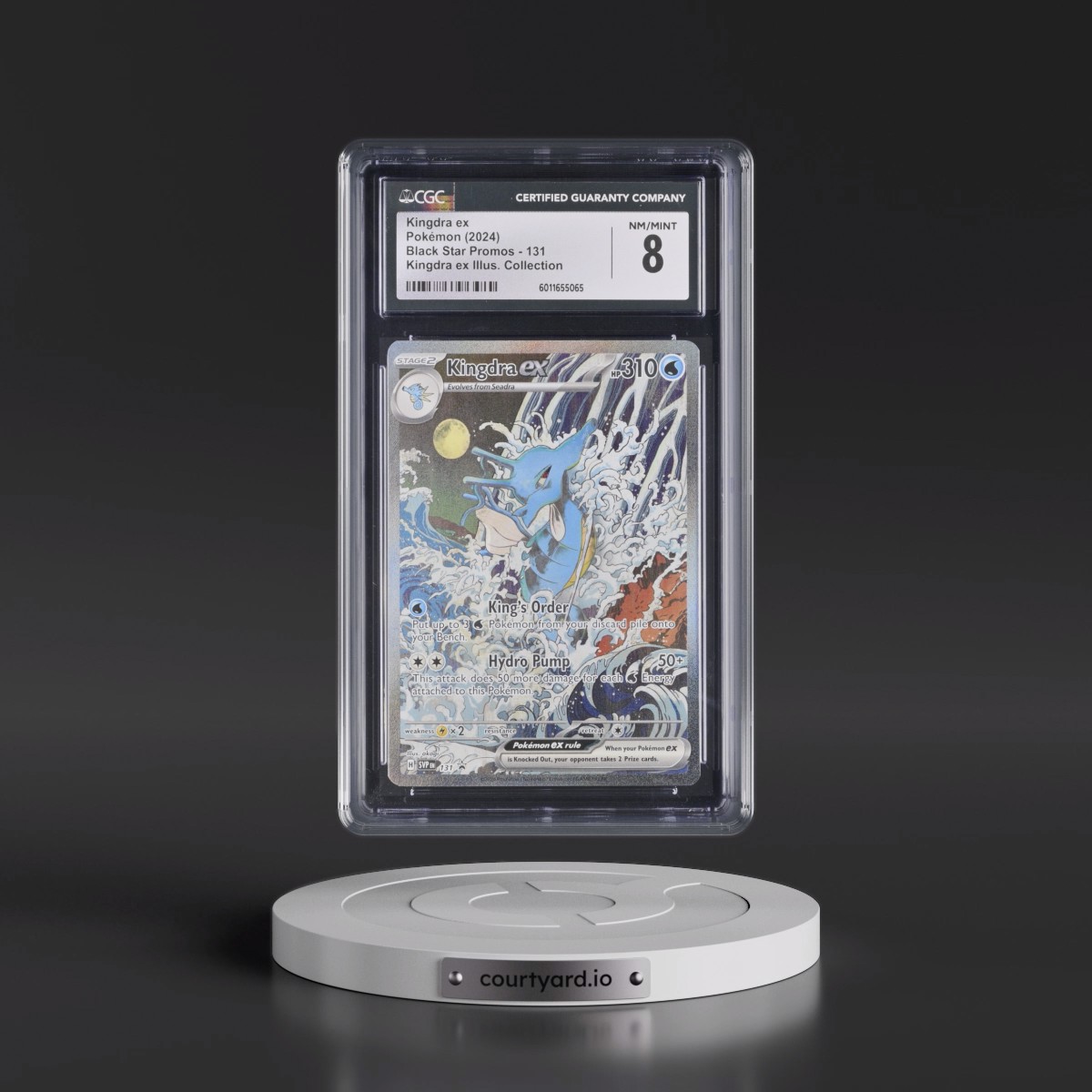 2023 Black Star Promos - Scarlet & Violet SVP EN #131 Kingdra ex - Kingdra ex Special Illustration Collection (Holo) (CGC 8 NM-MT)