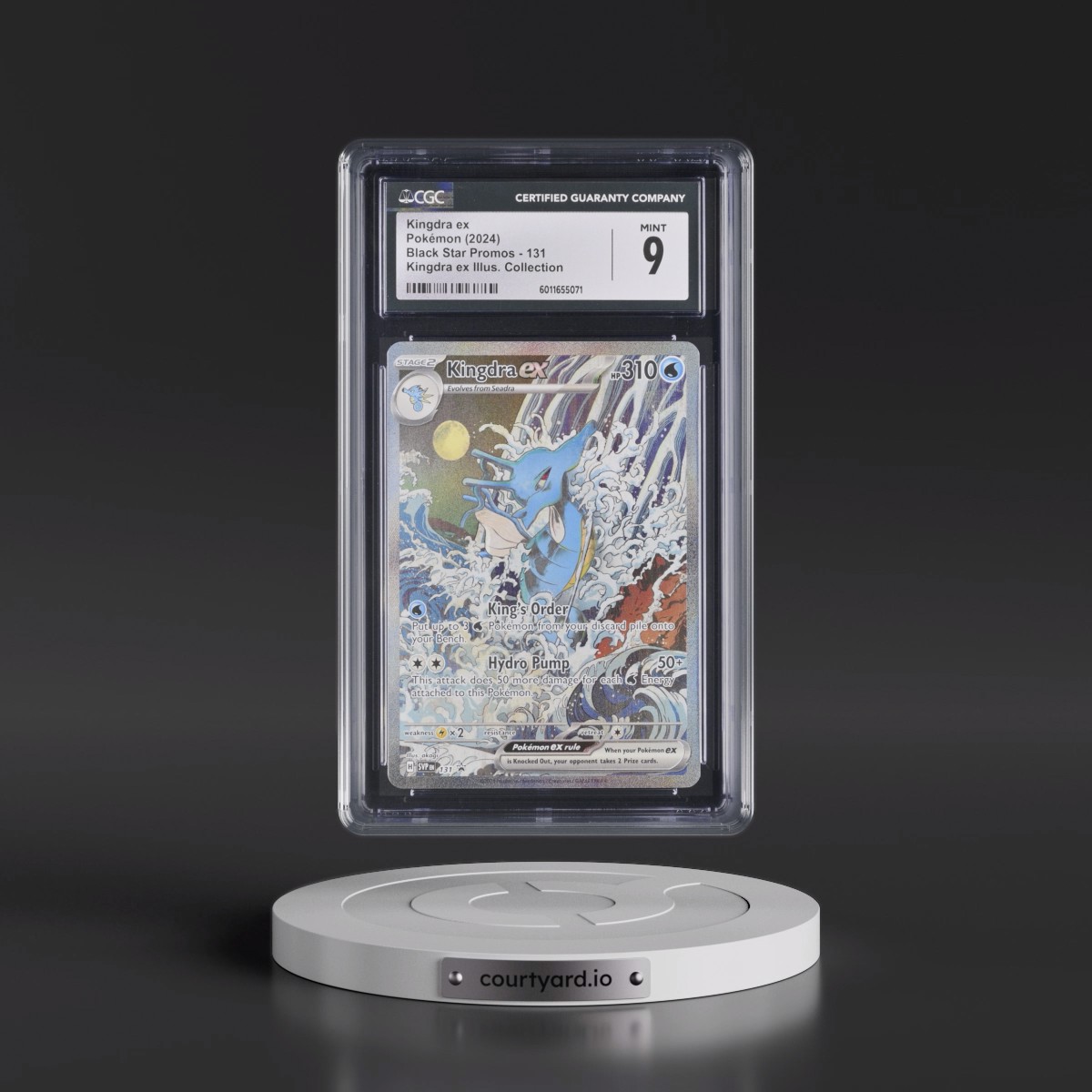 2023 Black Star Promos - Scarlet & Violet SVP EN #131 Kingdra ex - Kingdra ex Special Illustration Collection (Holo) (CGC 9 MINT)