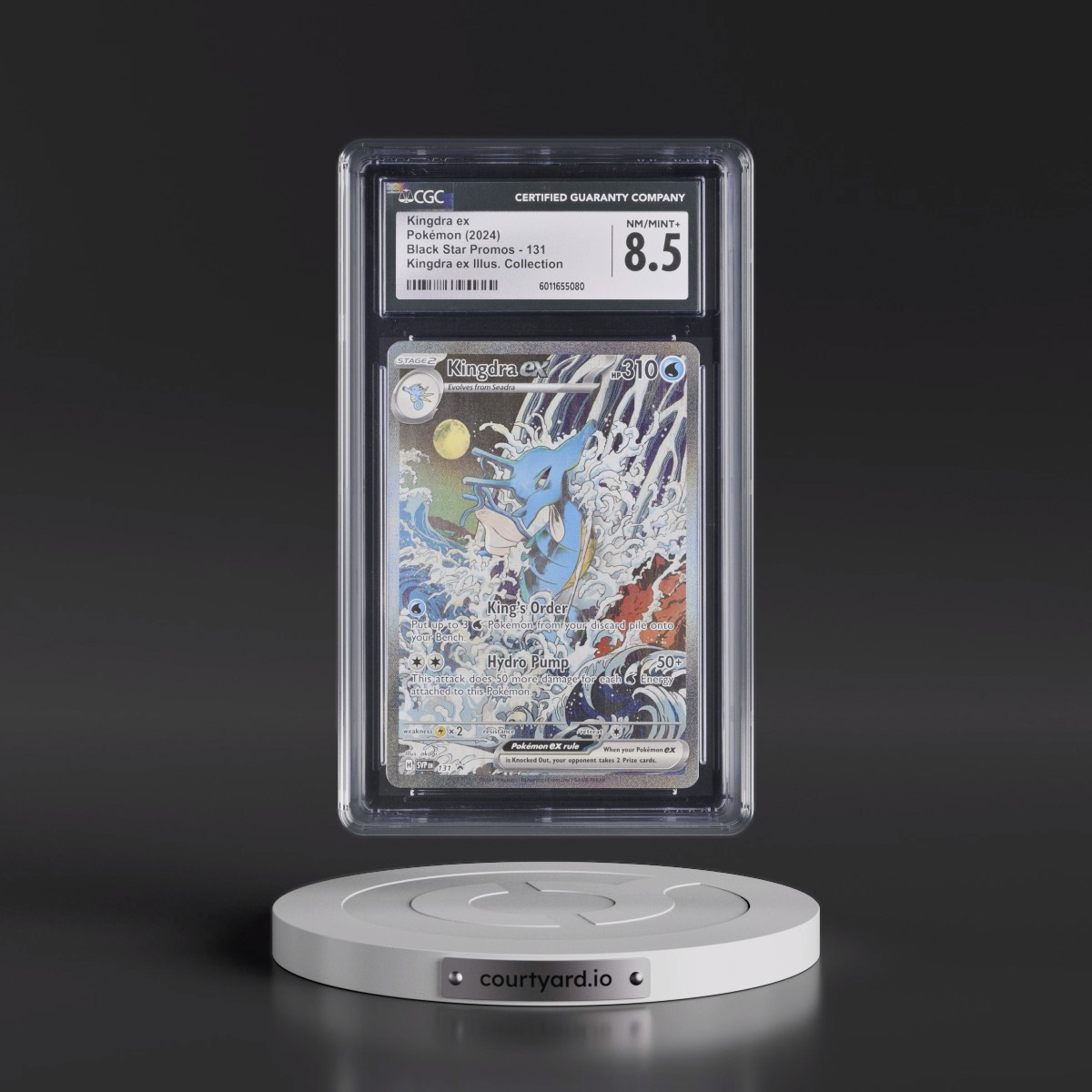 2023 Black Star Promos - Scarlet & Violet SVP EN #131 Kingdra ex - Kingdra ex Special Illustration Collection (Holo) (CGC 8.5 NM-MT+)