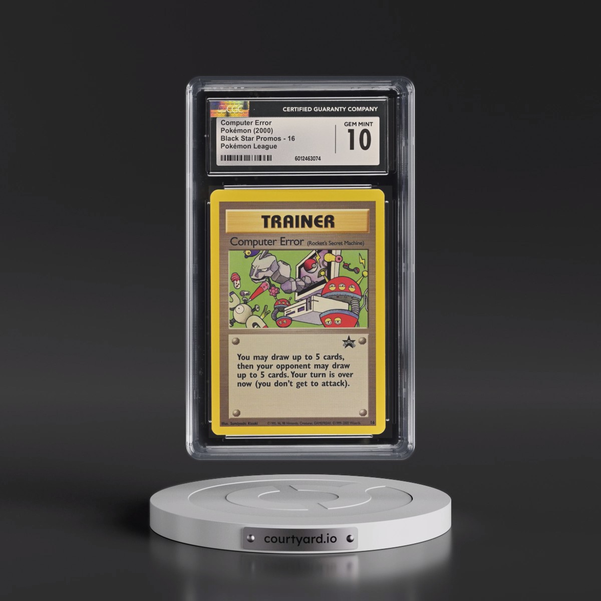 1999 Black Star Promos #16 Computer Error - Pokémon League (CGC 10 GEM MINT)