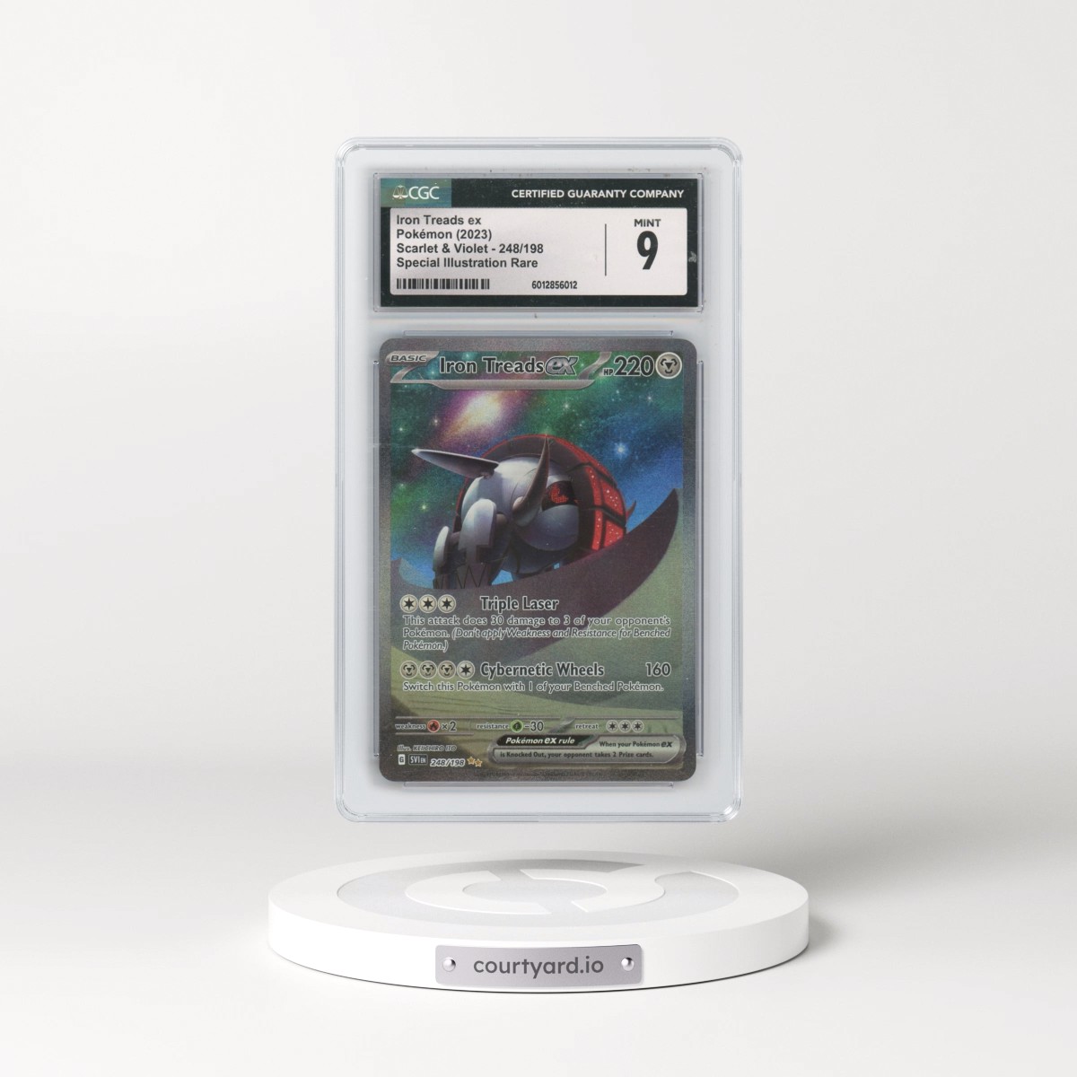 2023 Scarlet & Violet #248/198 Iron Treads ex - Special Illustration Rare (Holo) (CGC 9 MINT)