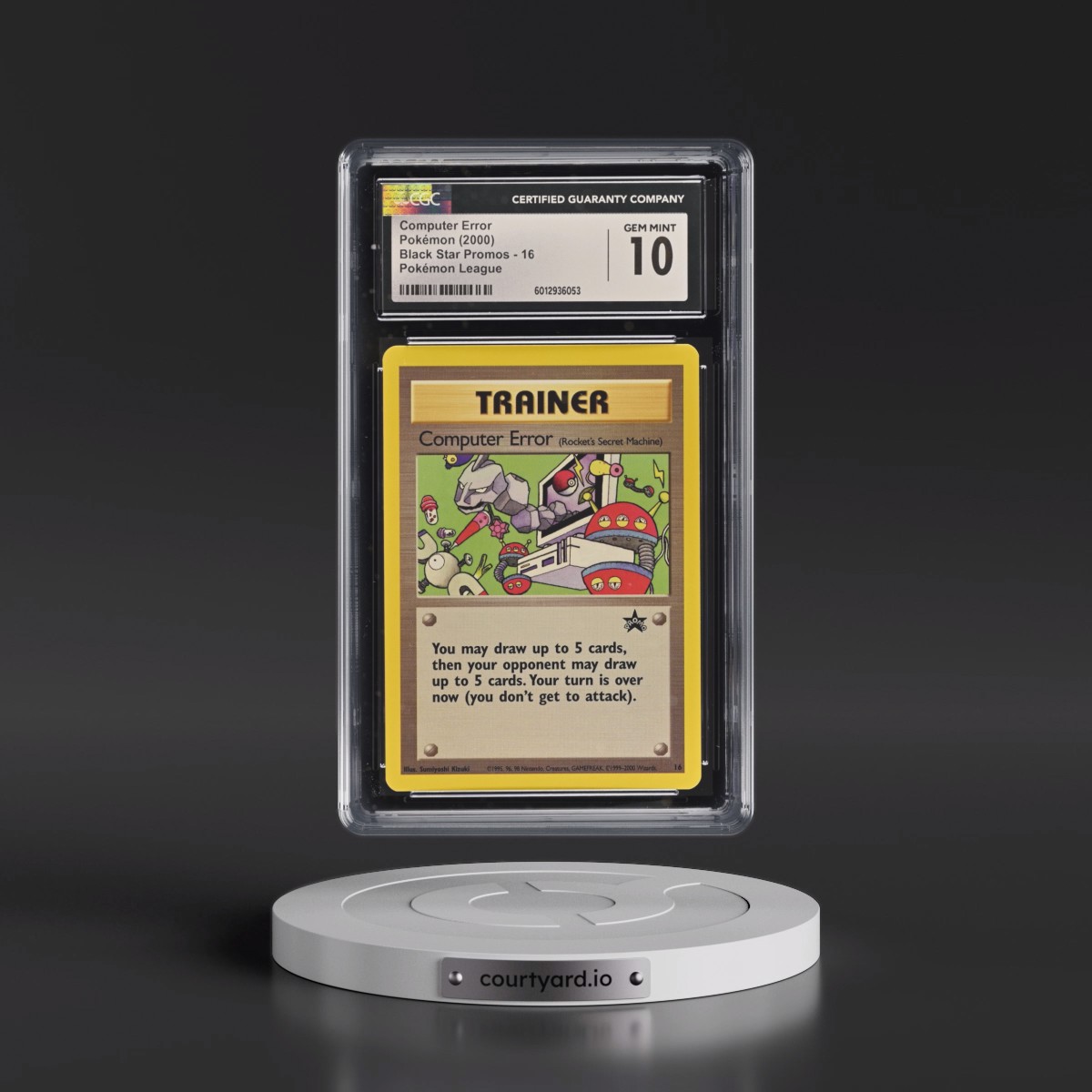 1999 Black Star Promos #16 Computer Error - Pokémon League (CGC 10 GEM MINT)