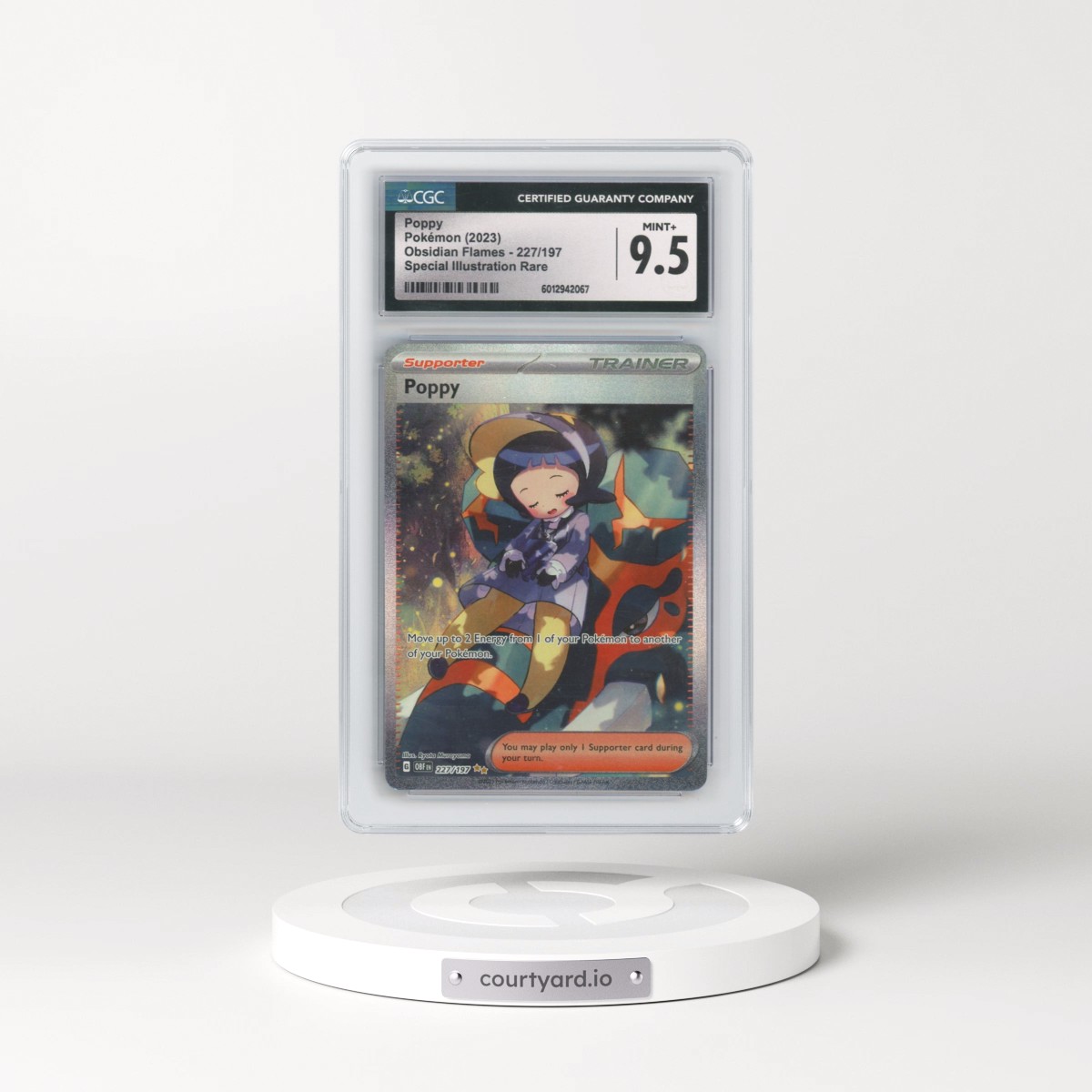 2023 Obsidian Flames - OBF EN #227/197 Poppy - Special Illustration Rare (Holo) (CGC 9.5 MINT+)