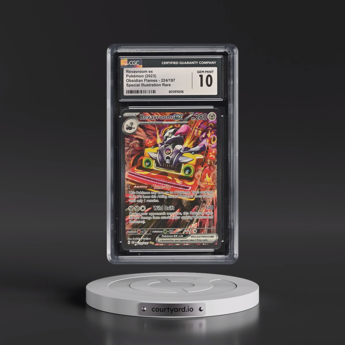 2023 Obsidian Flames - OBF EN #224/197 Revavroom ex - Special Illustration Rare (Holo) (CGC 10 GEM MINT)
