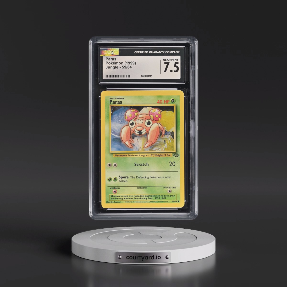 1999 Jungle #59/64 Paras (CGC 7.5 NM+)
