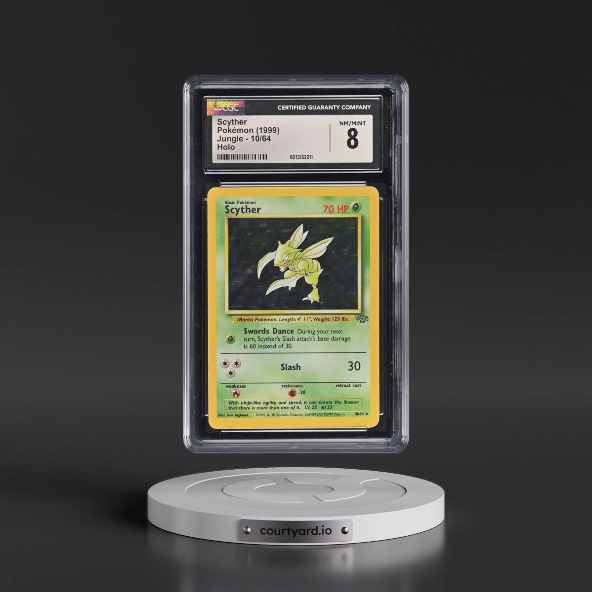 1999 Jungle #10/64 Scyther - Holo (CGC 8 NM-MT)