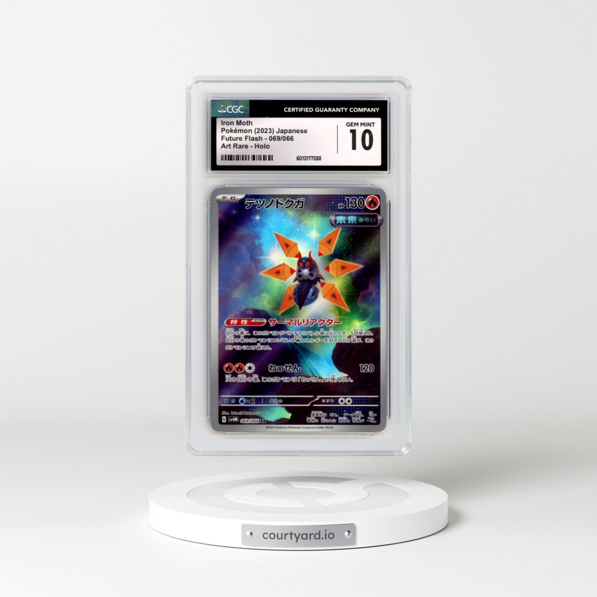 2023 Future Flash #069/066 Iron Moth - Art Rare Holo (CGC 10 GEM MINT)