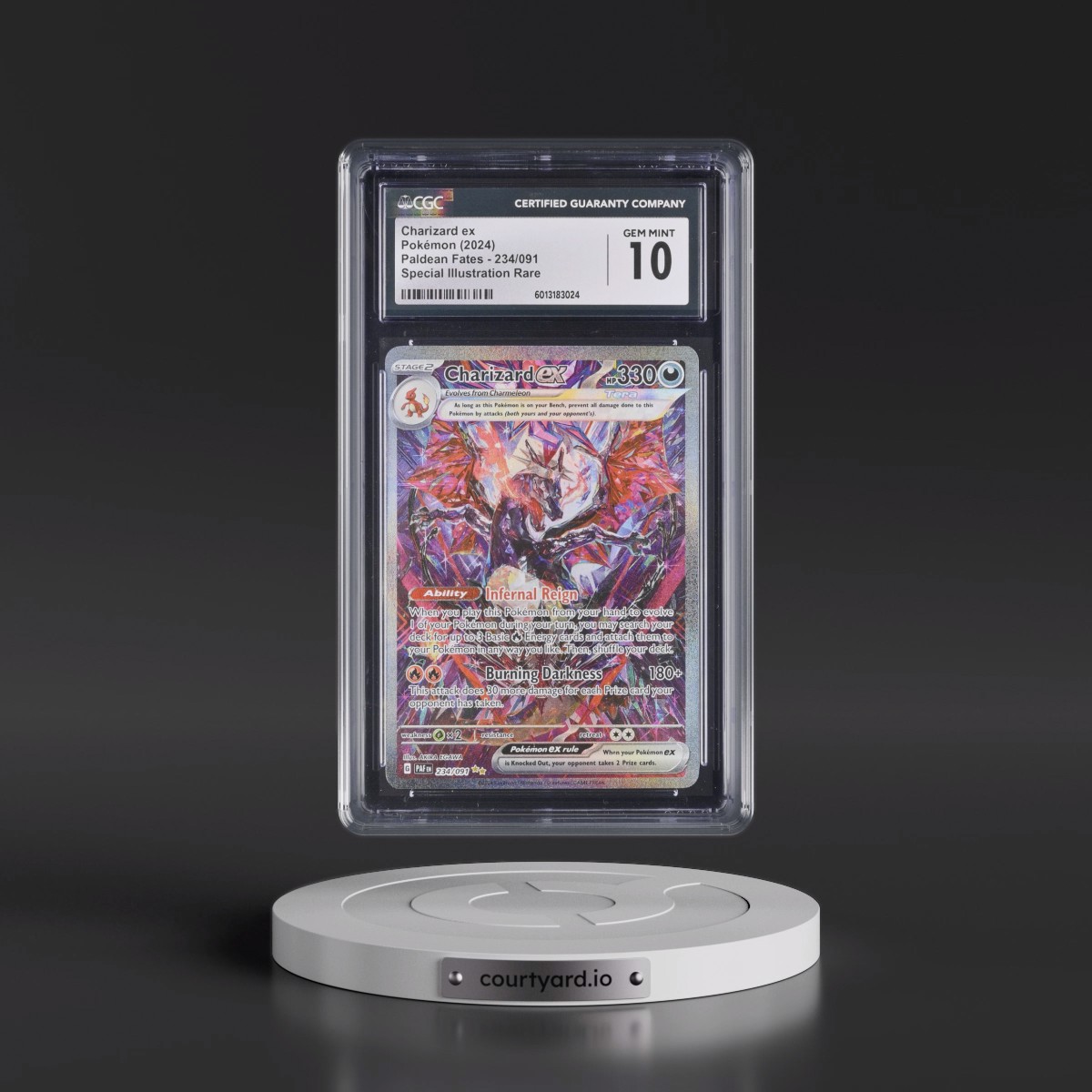 2024 Paldean Fates - PAF EN #234/091 Charizard ex - Special Illustration Rare (Holo) (CGC 10 GEM MINT)