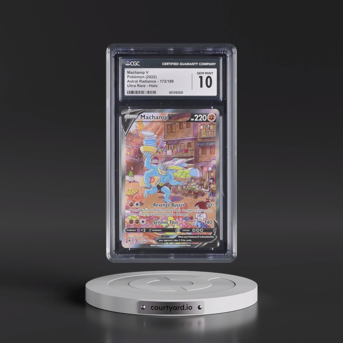 Astral Radiance #172/189 Machamp V - Ultra Rare Holo (CGC 10 GEM MINT)