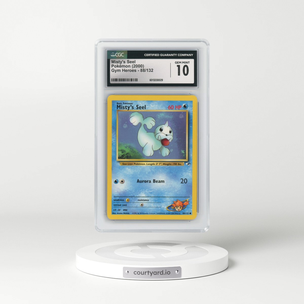 2000 Gym Heroes #88/132 Misty's Seel (CGC 10 GEM MINT)