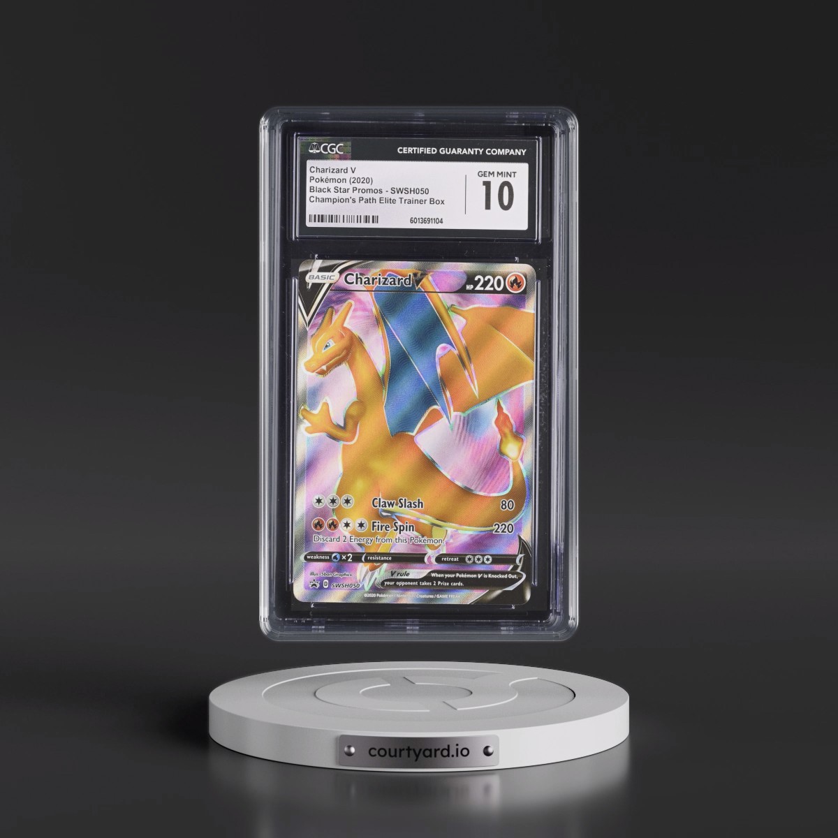 2017 Black Star Promos - Sword & Shield #SWSH050 Charizard V - Champion's Path Elite Trainer Box (Holo) (CGC 10 GEM MINT)