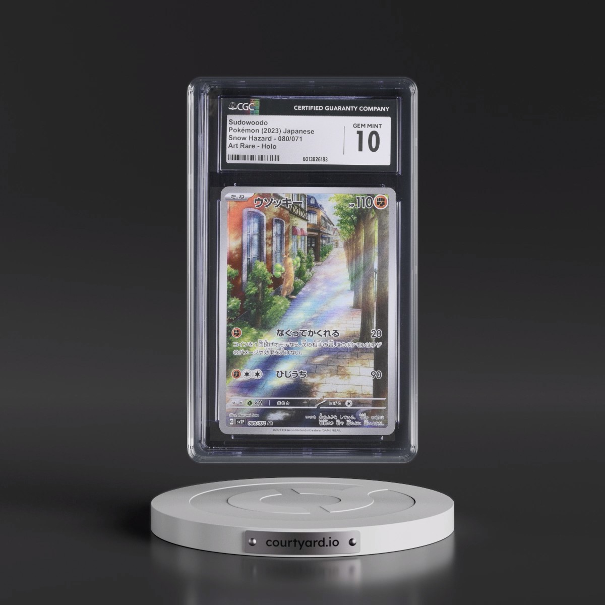 2023 Snow Hazard #080/071 Sudowoodo - Art Rare Holo (CGC 10 GEM MINT)