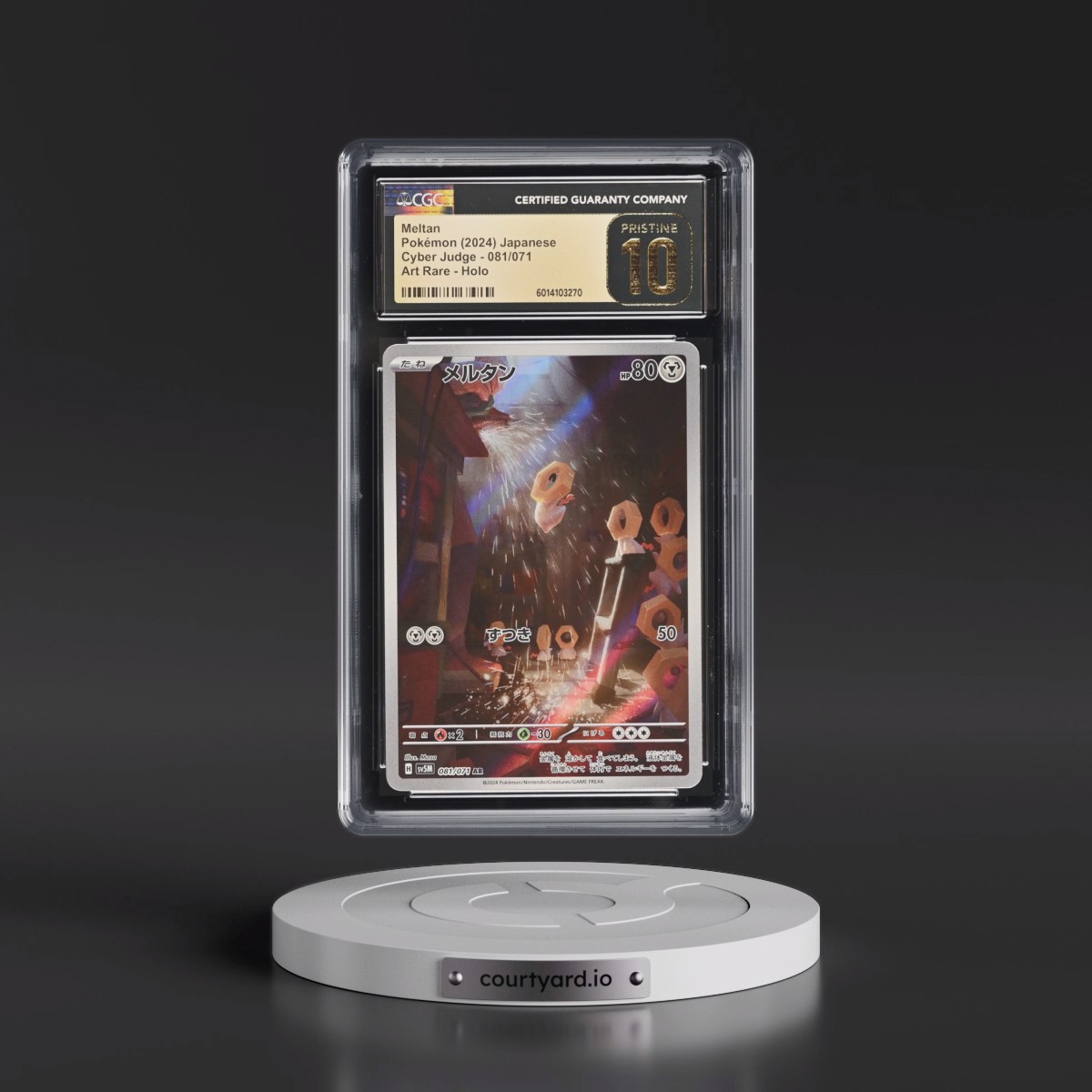 2024 Cyber Judge #081/071 Meltan - Art Rare Holo (CGC 10 PRISTINE)