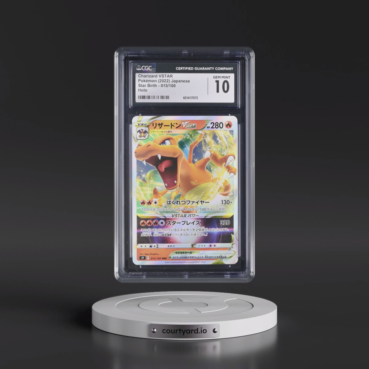 2022 Star Birth #015/100 Charizard VSTAR - Holo (CGC 10 GEM MINT)