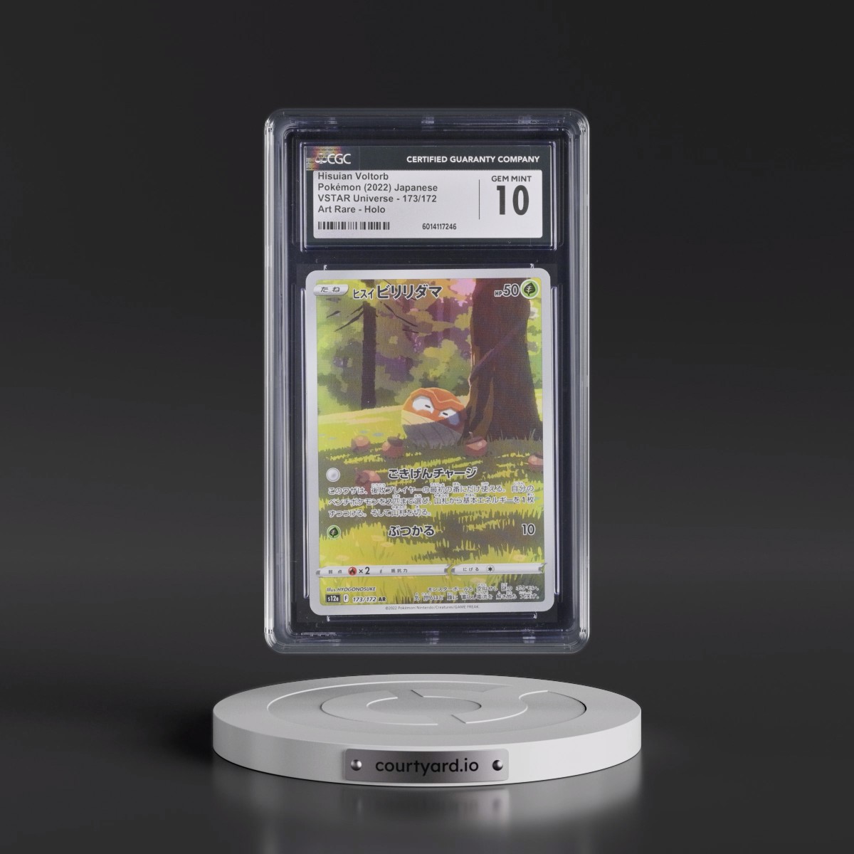 2022 VSTAR Universe #173/172 Hisuian Voltorb - Art Rare Holo (CGC 10 GEM MINT)