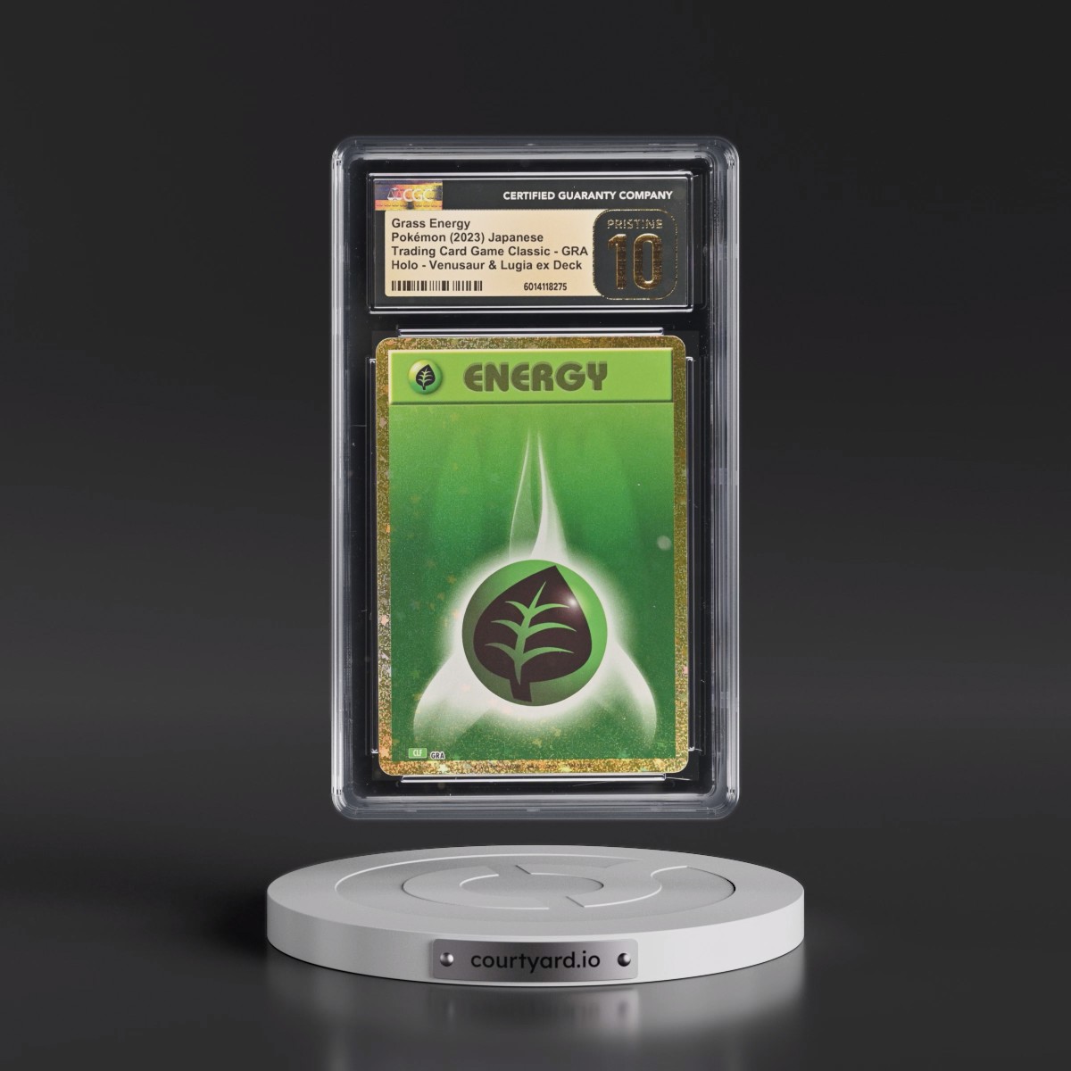 2023 Trading Card Game Classic - CLF, CLL, CLK #GRA Grass Energy - Venusaur & Lugia ex Deck - CLF Holo (CGC 10 PRISTINE)