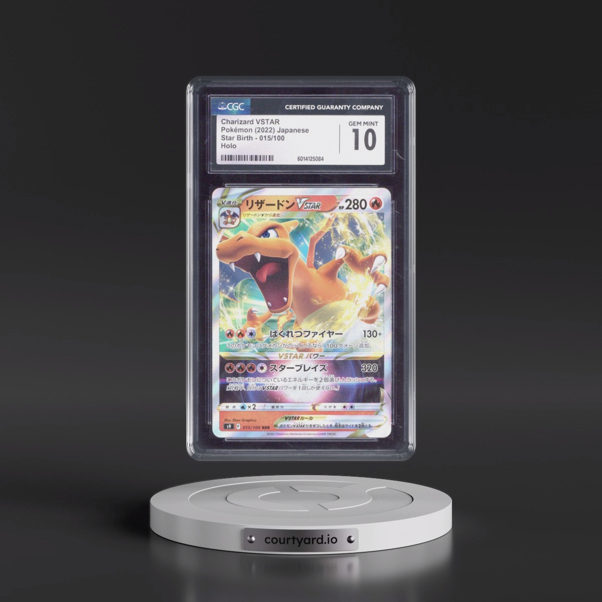 2022 Star Birth #015/100 Charizard VSTAR - Holo (CGC 10 GEM MINT)
