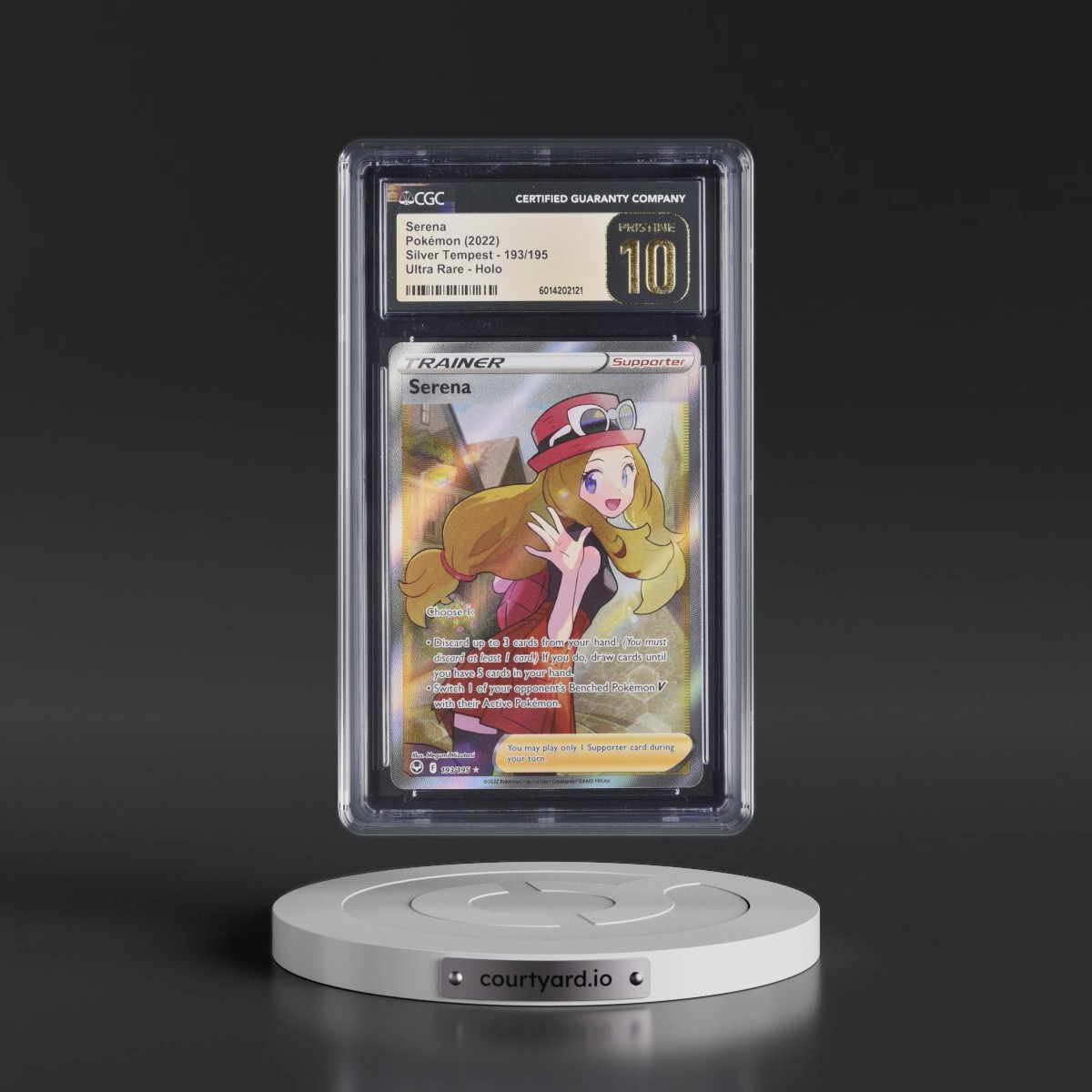 2022 Silver Tempest #193/195 Serena - Ultra Rare Holo (CGC 10 PRISTINE)