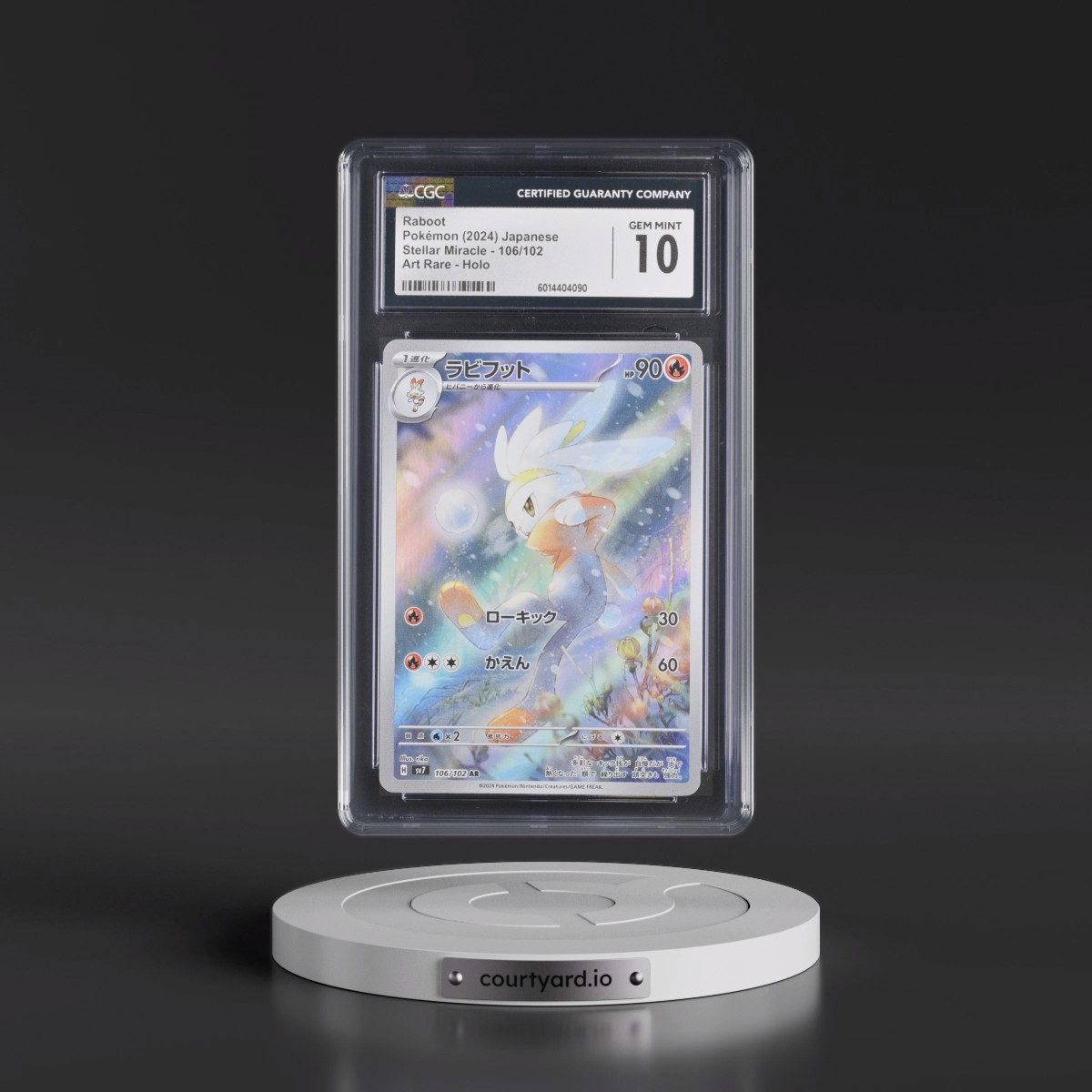 2024 Stellar Miracle Raboot - Art Rare Holo #106/102 CGC 10