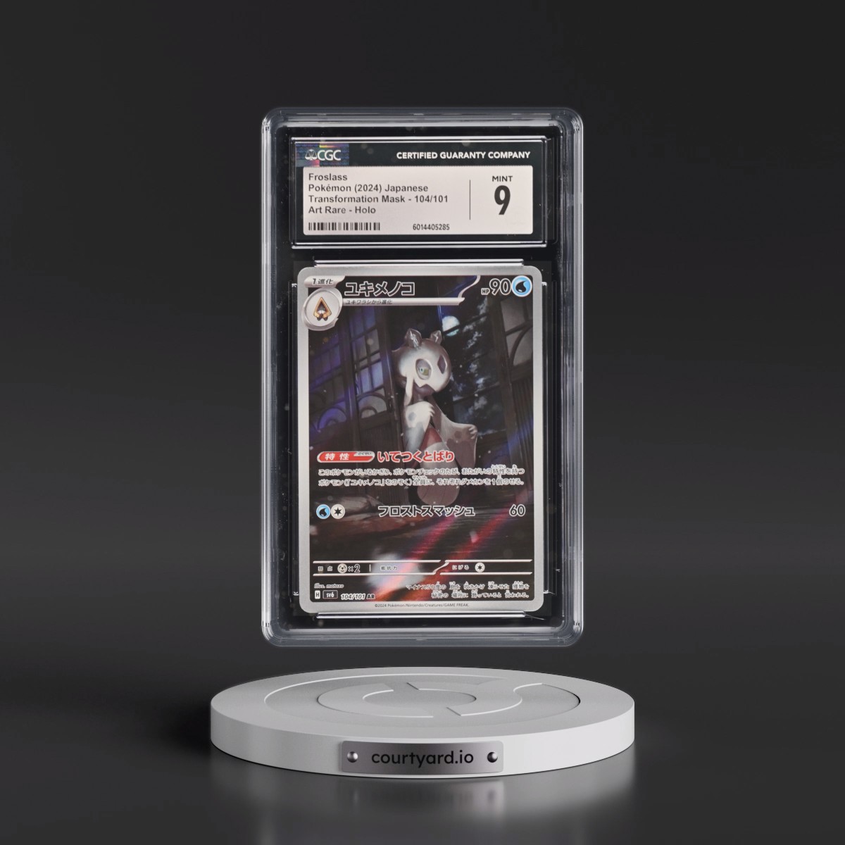 2024 Transformation Mask #104/101 Froslass - Art Rare Holo (CGC 9 MINT)