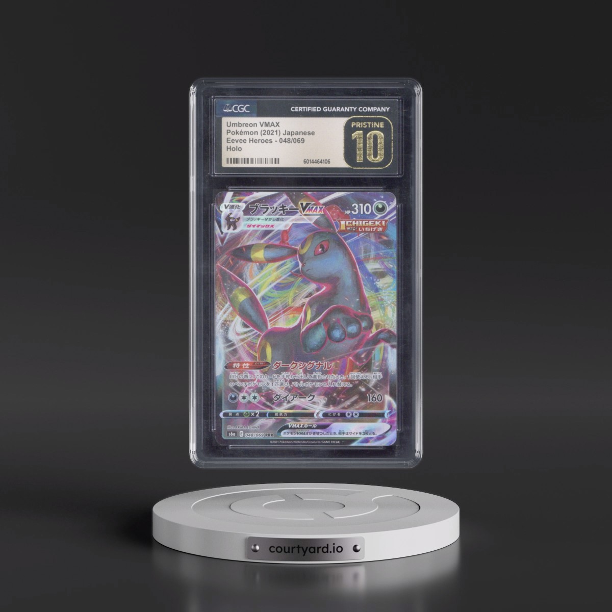 2021 Eevee Heroes #048/069 Umbreon VMAX - Holo (CGC 10 PRISTINE)