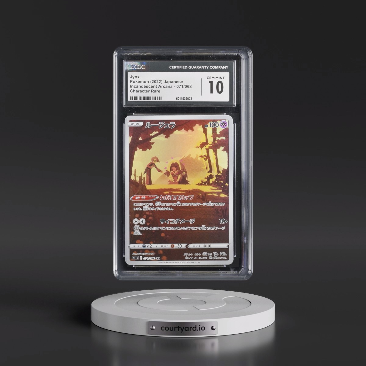 2022 Incandescent Arcana #071/068 Jynx - Character Rare Holo (CGC 10 GEM MINT)
