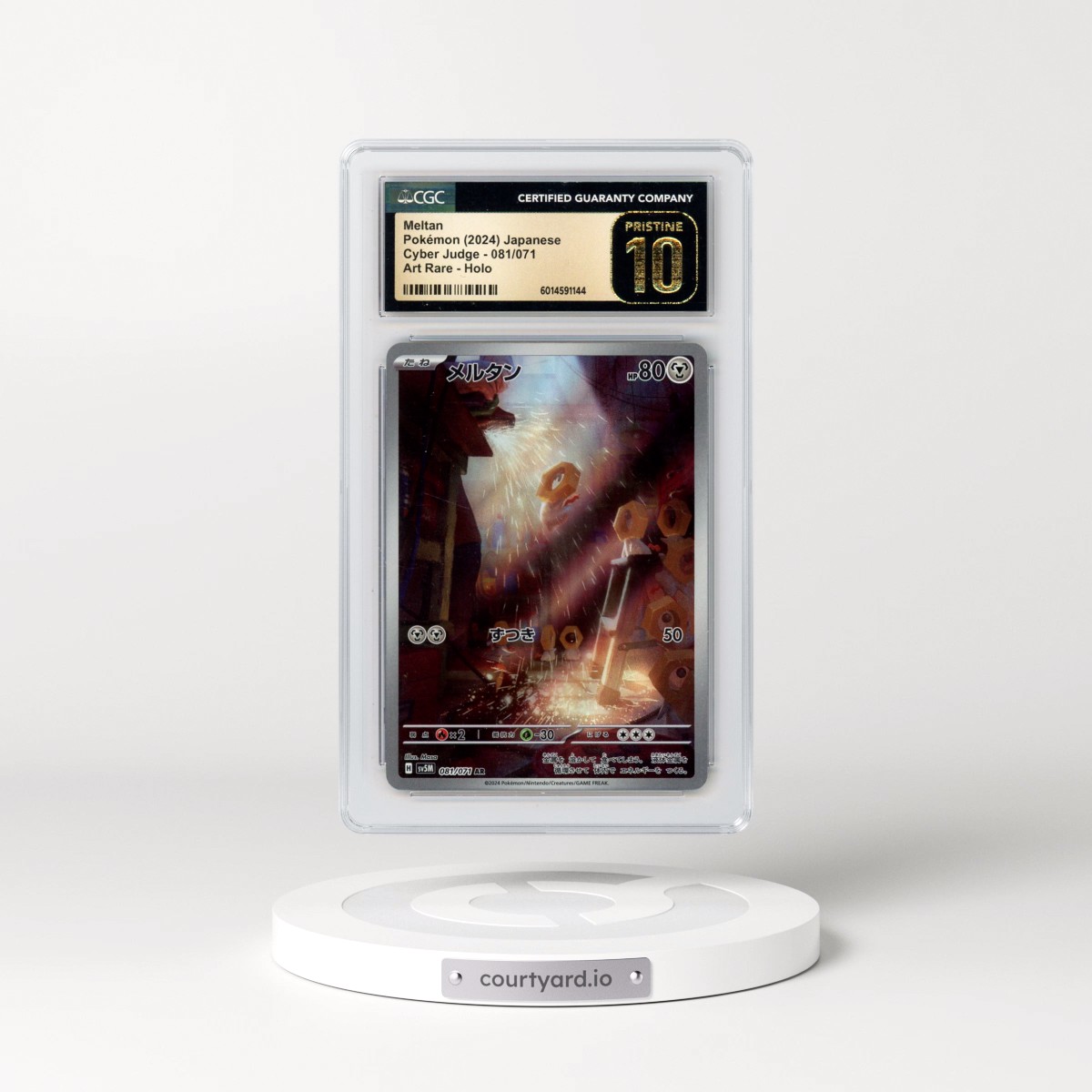 2024 Cyber Judge #081/071 Meltan - Art Rare Holo (CGC 10 PRISTINE)