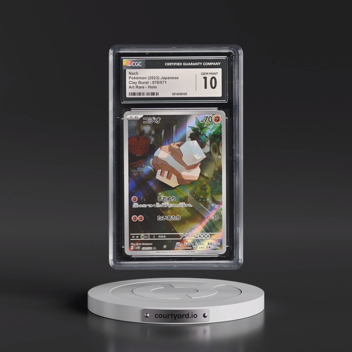 2023 Clay Burst #078/071 Nacli - Art Rare Holo (CGC 10 GEM MINT)