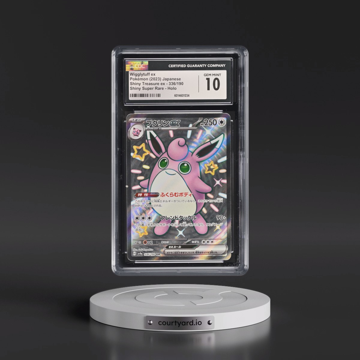 2023 Shiny Treasure ex #336/190 Wigglytuff ex - Shiny Super Rare Holo (CGC 10 GEM MINT)