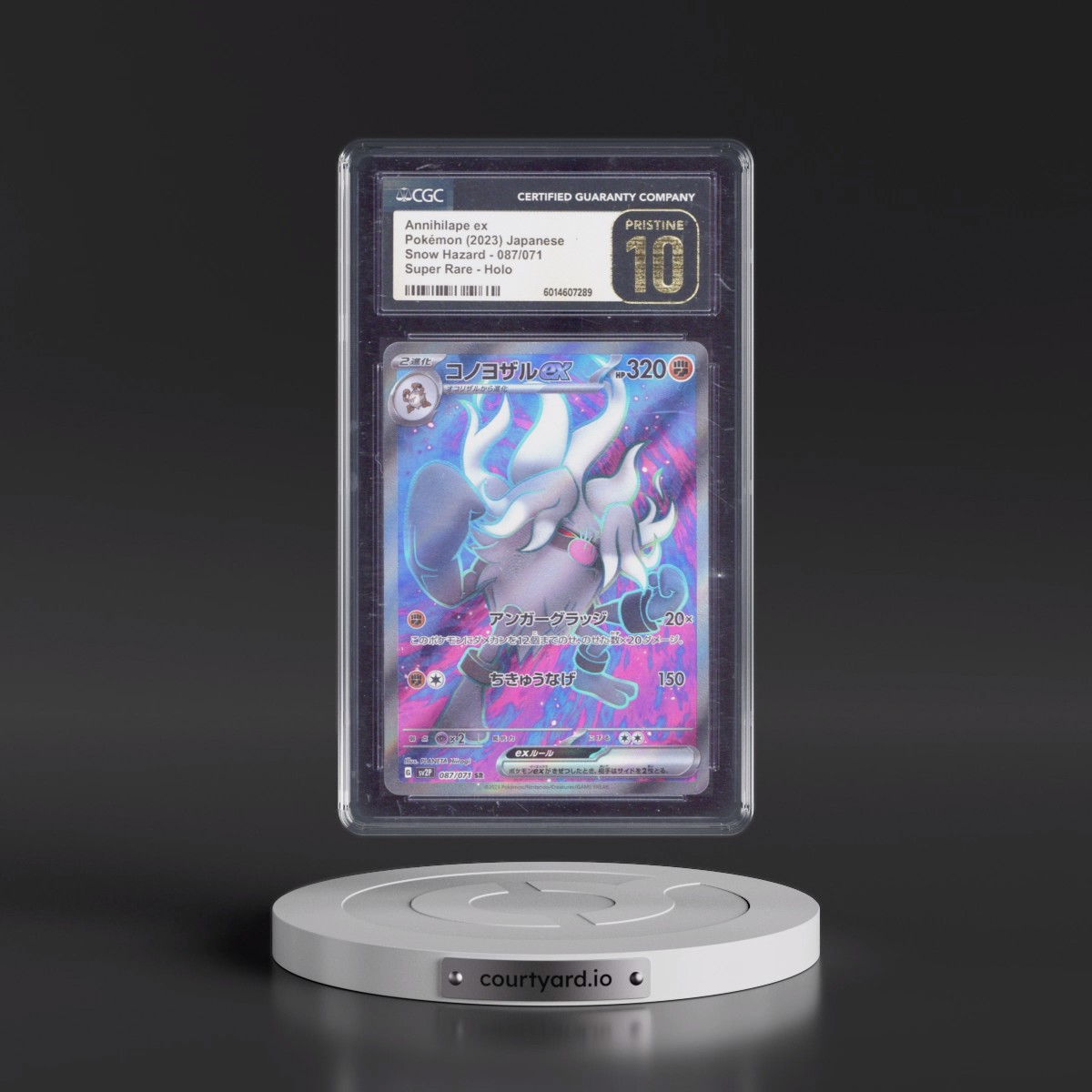 2023 Snow Hazard #087/071 Annihilape ex - Super Rare Holo (CGC 10 PRISTINE)