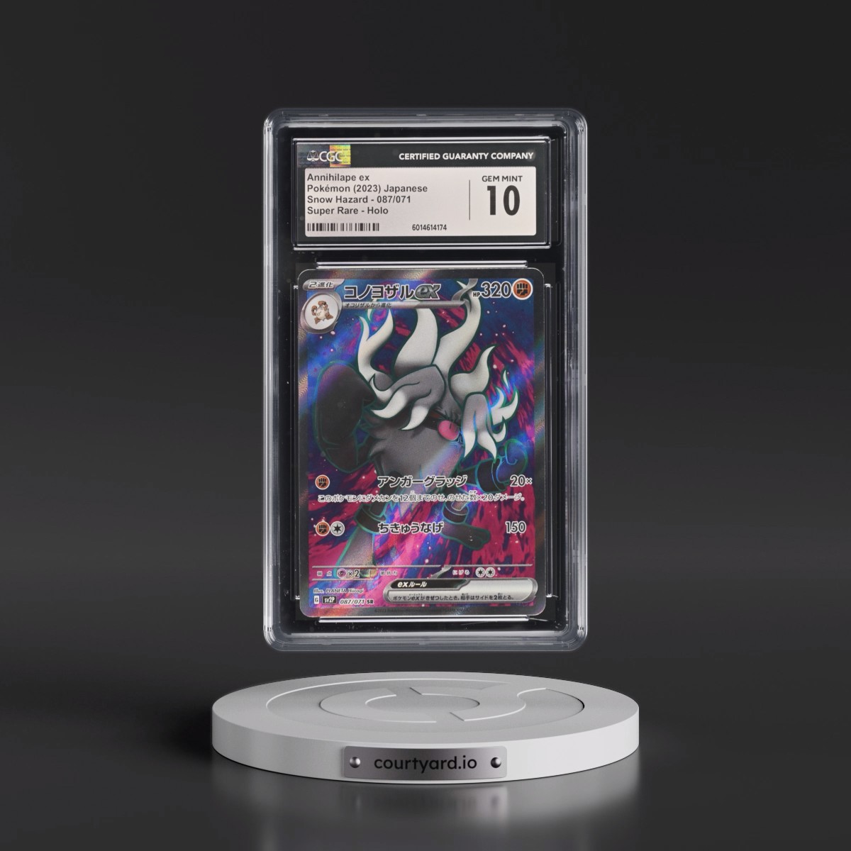 2023 Snow Hazard #087/071 Annihilape ex - Super Rare Holo (CGC 10 GEM MINT)