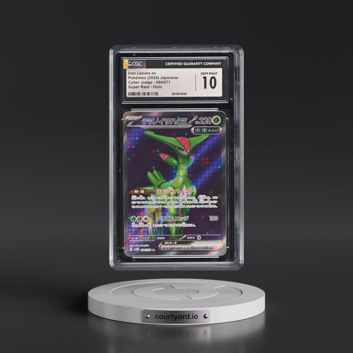 2024 Cyber Judge #084/071 Iron Leaves ex - Super Rare Holo (CGC 10 GEM MINT)