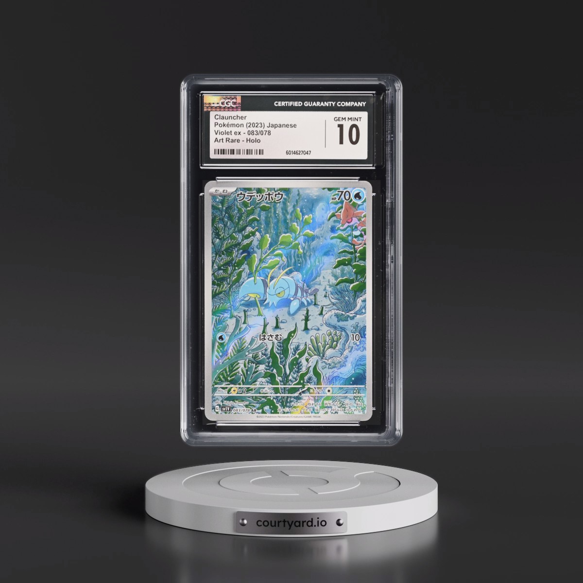 2023 Violet ex #083/078 Clauncher - Art Rare Holo (CGC 10 GEM MINT)