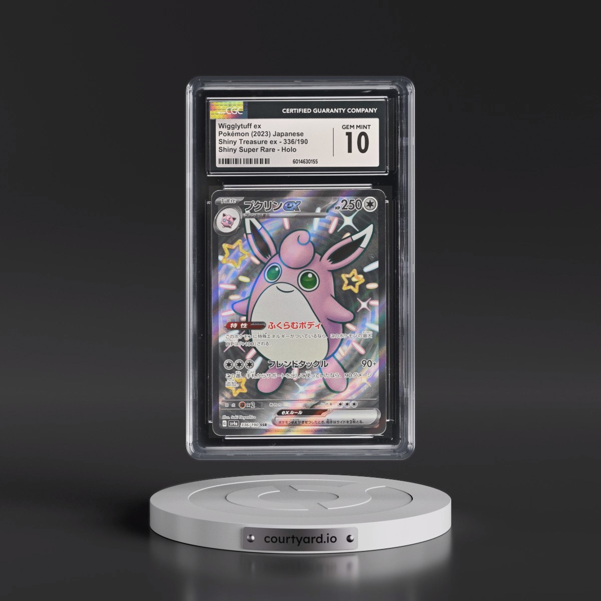 2023 Shiny Treasure ex #336/190 Wigglytuff ex - Shiny Super Rare Holo (CGC 10 GEM MINT)