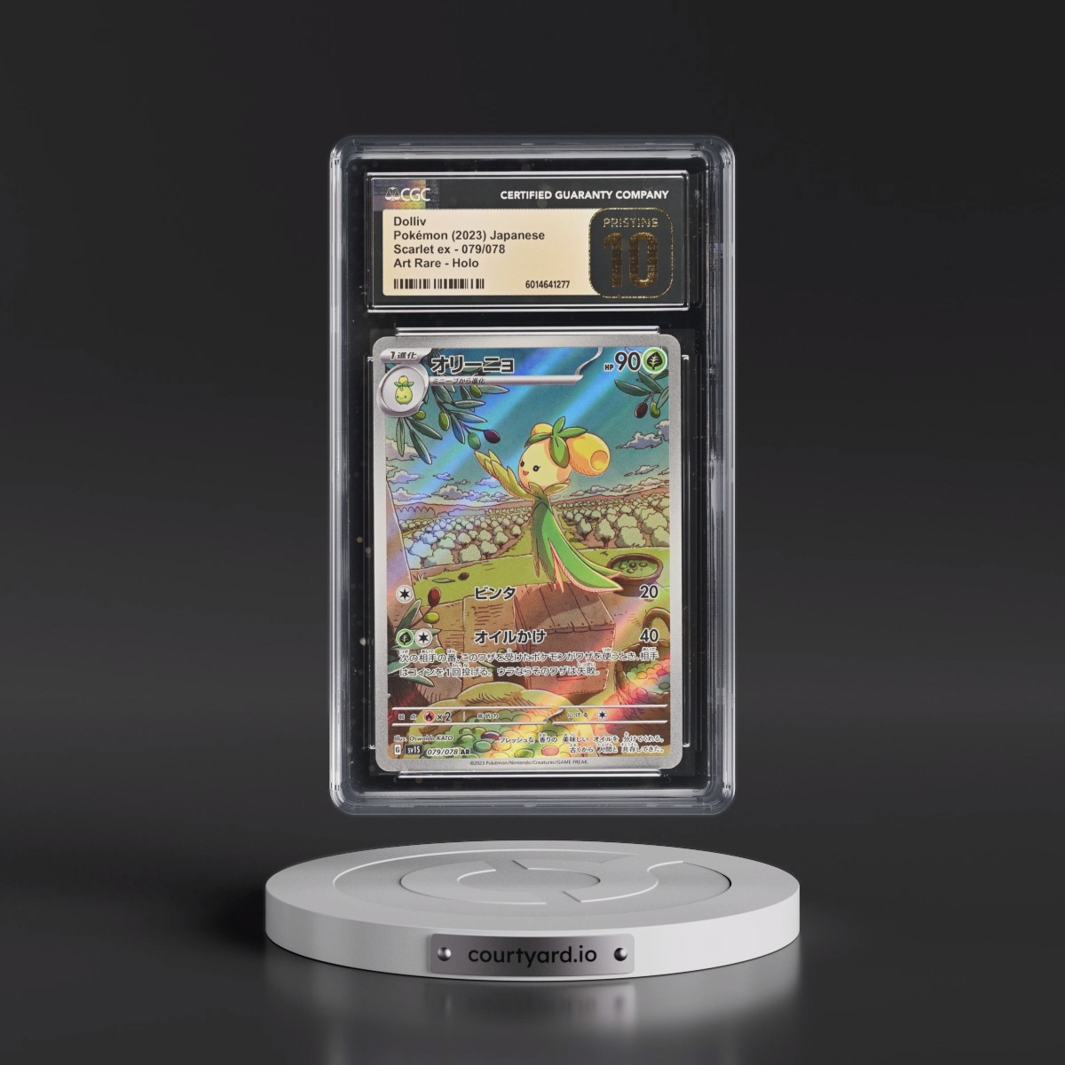2023 Scarlet ex #079/078 Dolliv - Art Rare Holo (CGC 10 PRISTINE)