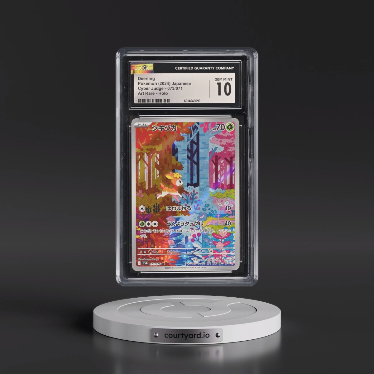 2024 Cyber Judge #073/071 Deerling - Art Rare Holo (CGC 10 GEM MINT)