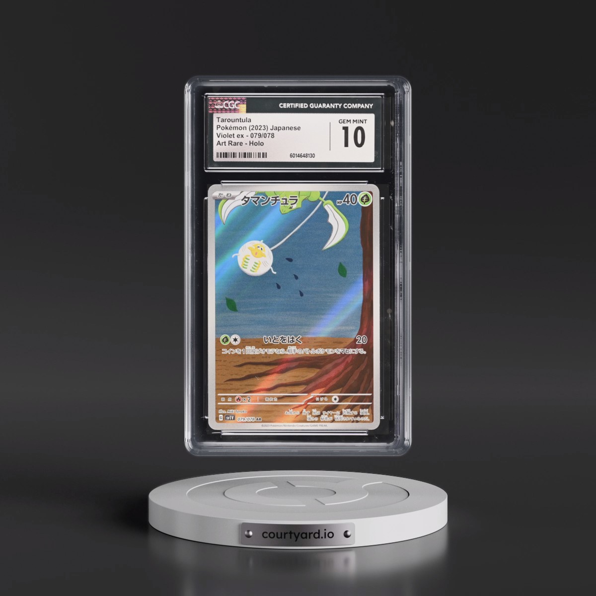 2023 Violet ex #079/078 Tarountula - Art Rare Holo (CGC 10 GEM MINT)