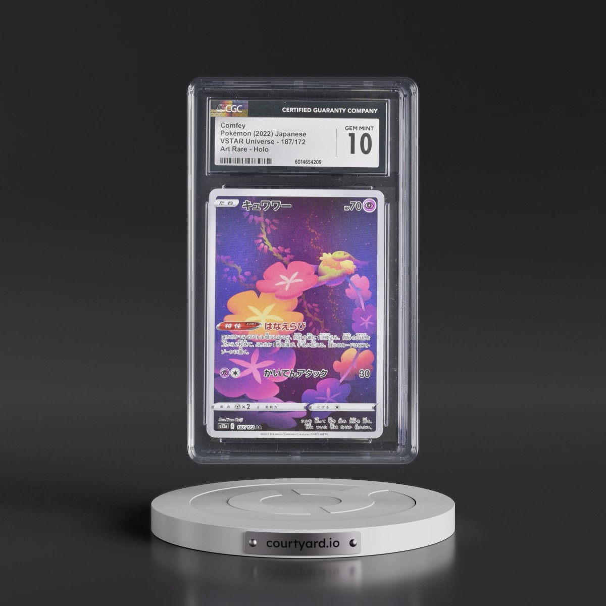 2022 VSTAR Universe #187/172 Comfey - Art Rare Holo (CGC 10 GEM MINT)