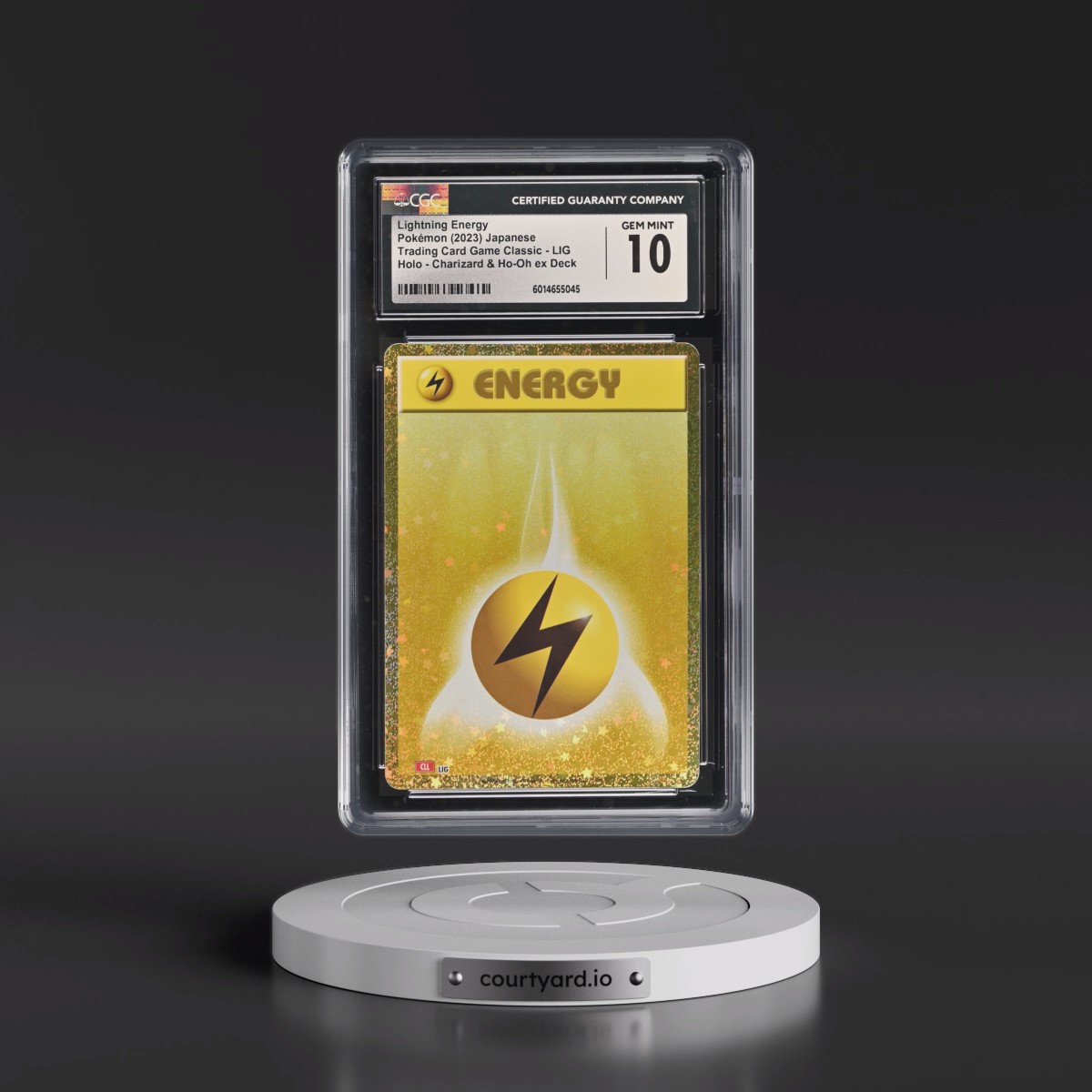 2023 Trading Card Game Classic - CLF, CLL, CLK #LIG Lightning Energy - Charizard & Ho-Oh ex Deck - CLL Holo (CGC 10 GEM MINT)